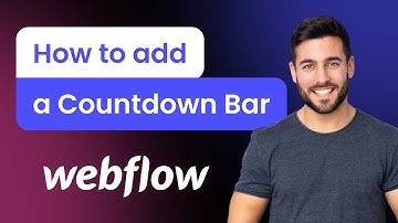 How to add a Countdown Bar to Webflow