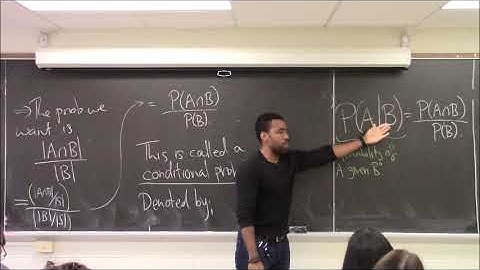 Math 1108-R17 Lecture 25 - Conditional probability Independent and mutually exclusive events