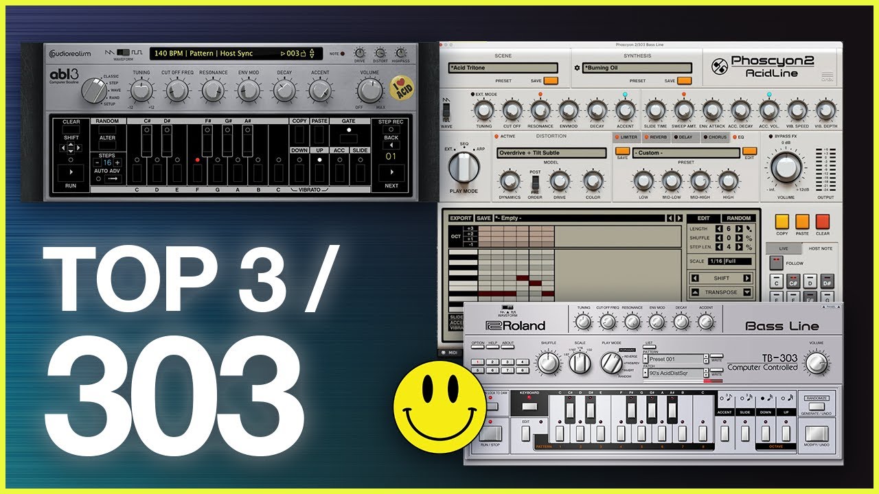 Roland Cloud TB303 Vs Audio Realism ABL 3 Vs D16 Phoscyon 2 Sound Roland cloud tb303 vs audio realism abl 3 vs d16 phoscyon 2 sound