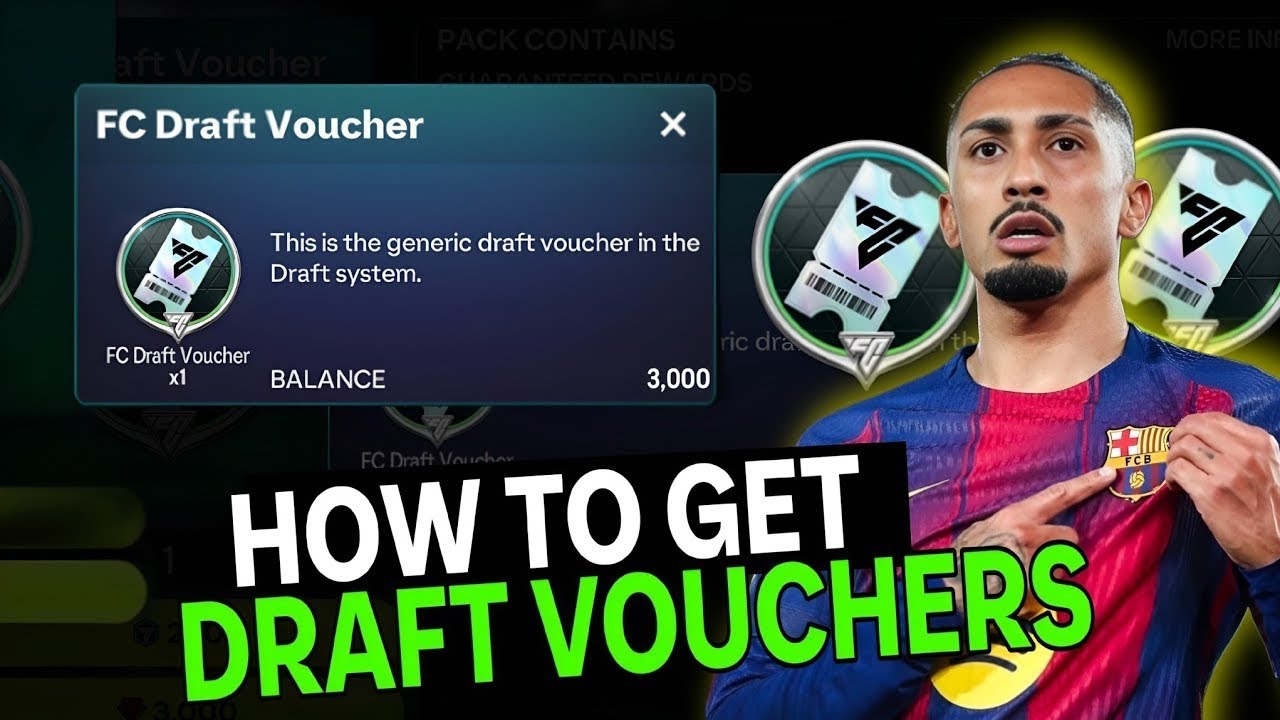 КАК ПОЛУЧИТЬ БЕСПЛАТНЫЕ ЖЕТОНЫ ДЛЯ ДРАФТА В FC MOBILE