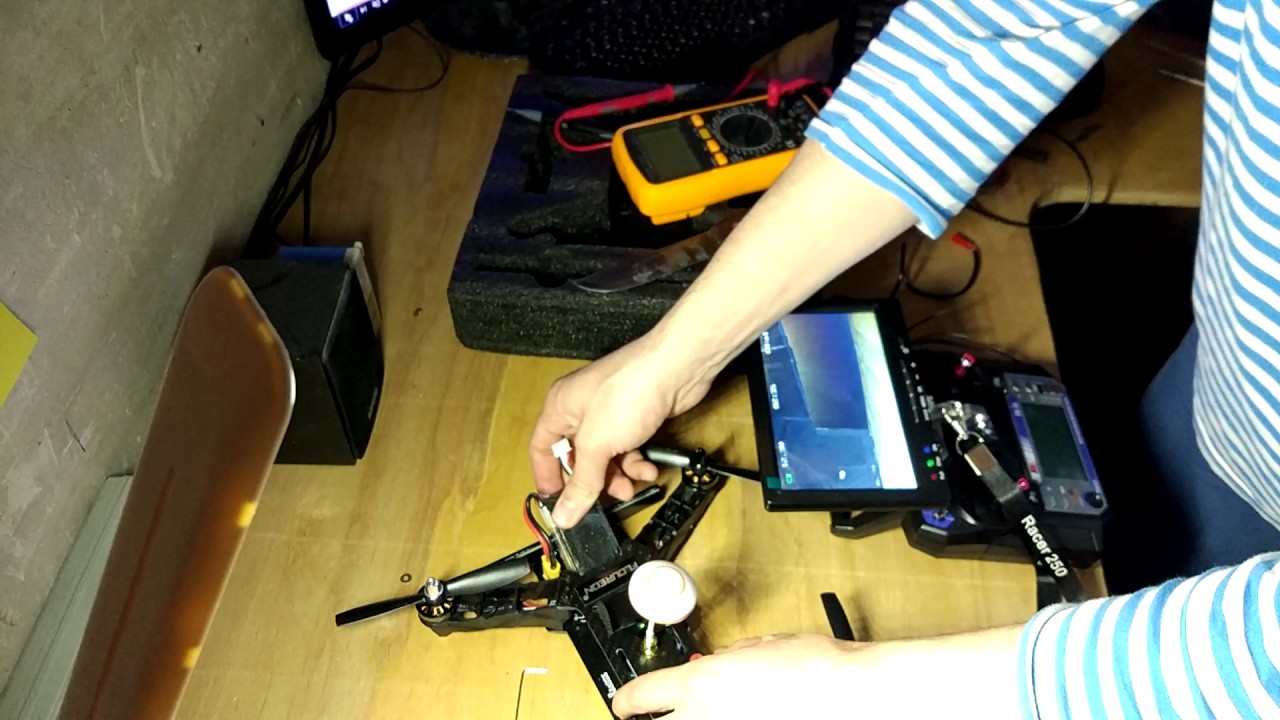 Квадрокоптер FLOUREON Racer 250. Распаковка, сборка, обзор ч.4.