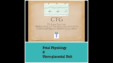 CTG Lectures - Fetal Physiology (CHMMG)