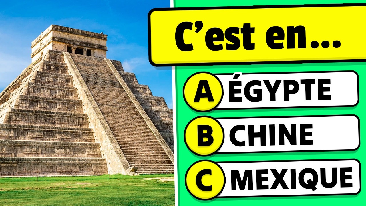 🧠 Teste tes CONNAISSANCES en GÉOGRAPHIE ! 🌍🚩✅ Quiz de Culture Générale