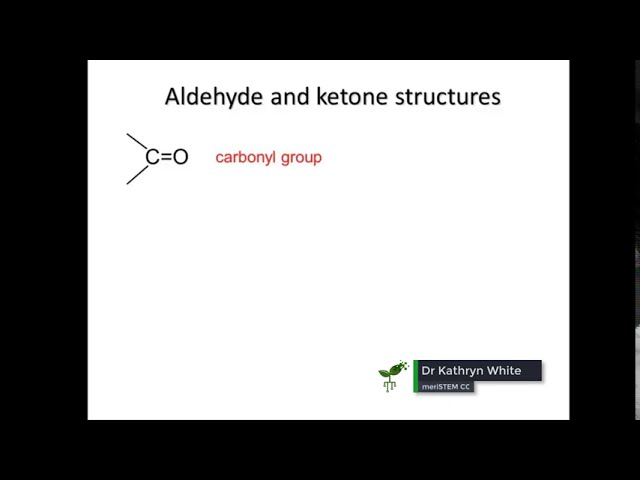 ⁣Aldehydes and ketones: intermolecular forces | Organic molecules | meriSTEM