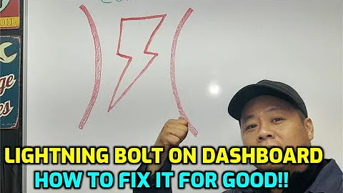 Lightning Bolt Warning Light Showing Up On Dashboard How to Fix It for Dodge Chrysler Jeep etc..