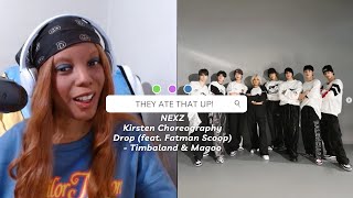 NEXZ Archive | Kirsten Choreography | Drop (feat. Fatman Scoop) - Timbaland & Magoo REACTION