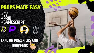How to Elevate your PrizePicks / Underdog Prop Bets with the Props Made Easy Tool.