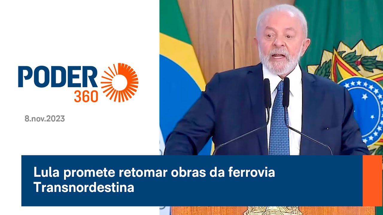 Lula promete retomar obras da ferrovia Transnordestina