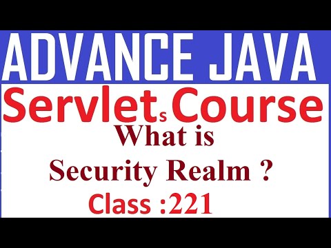 221 Security Realm | What is security realm | Security Realm in Apache Tomcat Server | Advance java