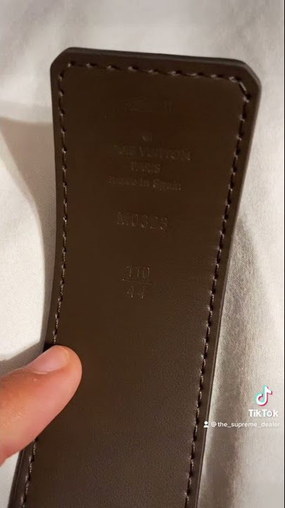 Louis Vuitton Initiales Belt Taiga Ardoise