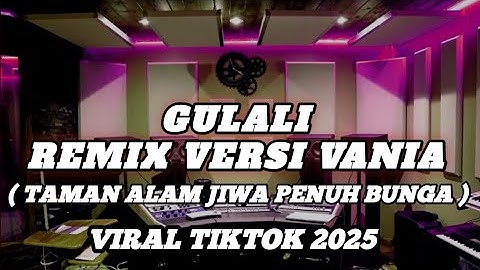 GULALI VERSI REMIX VANIA ( LYRIK ) VIRAL TIKTOK - Cip. Rhoma irama - cover azura remix