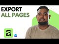 How to Export All Pages of a PDF in Affinity (Designer &amp; Publisher)
