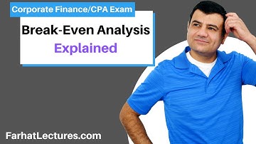 Break-Even Analysis | Corporate Finance | CPA Exam BAR | CMA Exam | Chp 11 p 2