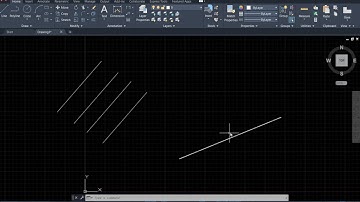 AutoCAD 2021 Tutorial: Dynamic Input and Object Snap: (XIV) Parallel