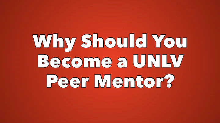Why Should You Become a Peer Mentor?