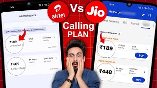 Jio 189 Vs Airtel 189 Only Calling Recharge Plan - Airtel Sabse Sasta Calling Plan Offer 2025