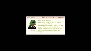 Anon will get the Job (4chan Greentext Story)