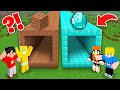 Desafio do Túnel de TERRA vs. DIAMANTE no Minecraft!