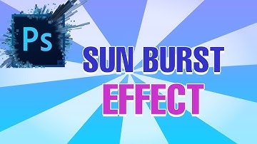 How to Create Sunburst Background in Photoshop