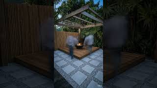Backyard Fire Place  hometransformation home transformyourhome remodelingexperts garden