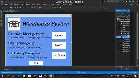 Membuat Aplikasi Warehouse System Dengan Visual Basic 2015
