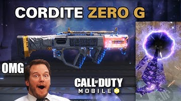 NEW LEGENDARY CORDITE ZERO G GAMEPLAY | Call of Duty Mobile