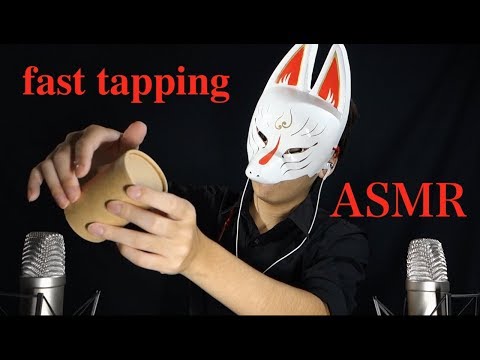 ASMR - 爽快！はやいタッピング  - 音フェチ [囁き入り-Talking]