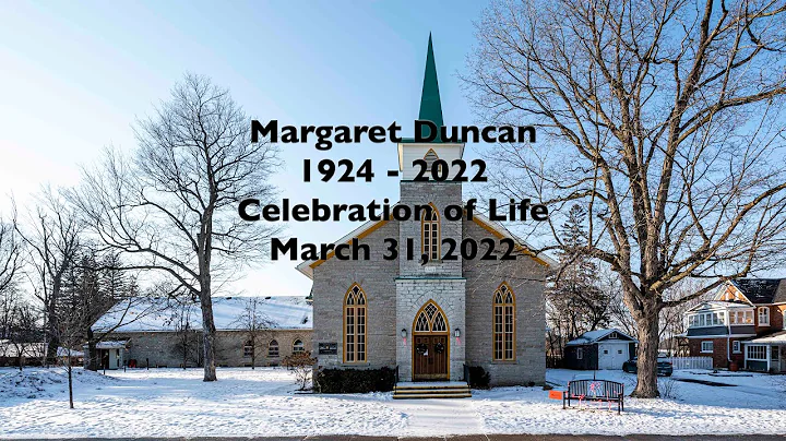 Celebration of Life - Margaret Duncan 1924 - 2022