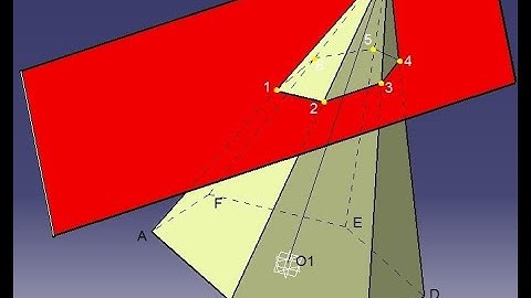 DEVELOPMENT OF LATERAL SURFACES- RADIAL LINE METHOD FOR PYRAMID- EXPLANATION & SOLUTION