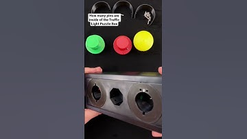 How many pins are in the Traffic Light Puzzle Box? #shorts