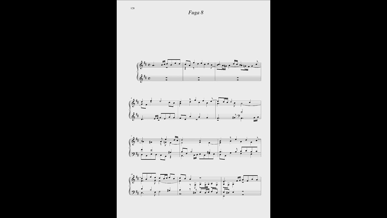 20 Little Fugues for Organ TWV 30:1-20 By Georg Philipp Telemann (with Score)