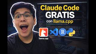 Claude Code GRATIS con IA Local: Configura llama.cpp para programar y automatizar sin costo