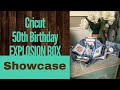 Cricut 50th Birthday Explosion Box Showcase