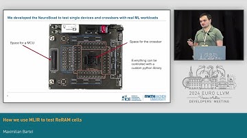 2024 EuroLLVM - How we use MLIR to test ReRAM cells