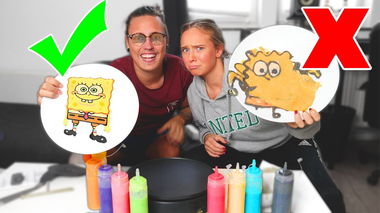 Pancake Art Challenge (INSTAGRAM entscheidet)🥞😂 CARAMELLA YouTube