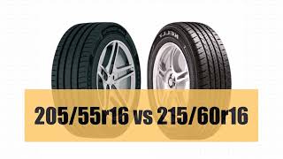 Tire Size 205/55r16 vs 215/60r16