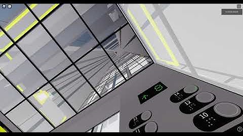 Fully Scenic Cortex Traction Elevator at Century Professional Tower - ROBLOX City