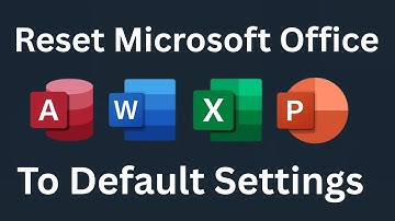 How To Reset Microsoft Word To Default Settings - (Super Easy Way)