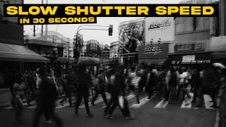 Create a SLOW SHUTTER SPEED TIMELAPSE in 30 Seconds!