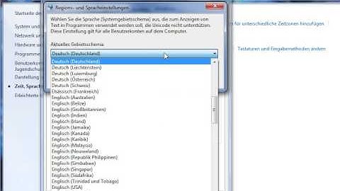 Change the Display Languages in win7