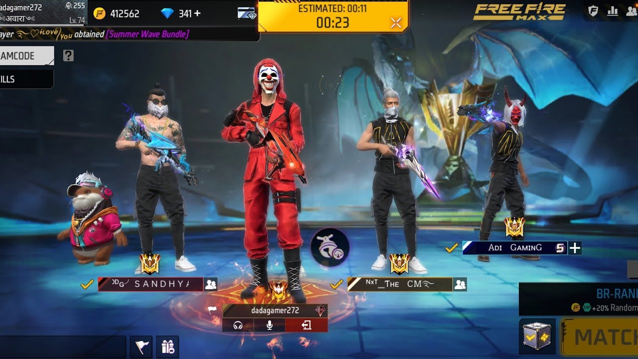 GARENA FREE FIRE LIVE RANK PUSH SEASON30 ROAD TO GRANDMASTER 21 ...