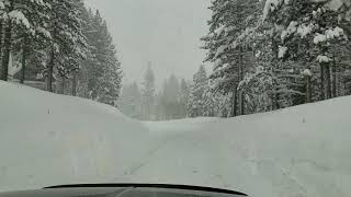 President's Day Snow Storm Pioneer Trail South Lake Tahoe 2019