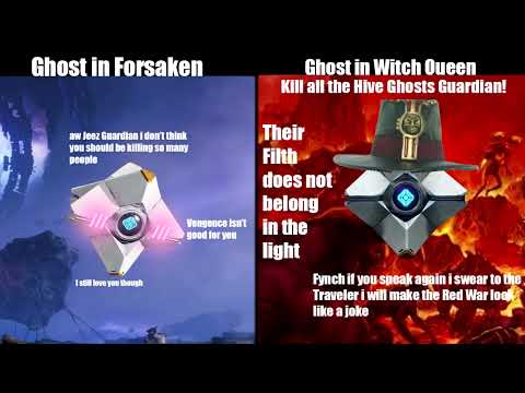 Forsaken Ghost vs Witch Queen Ghost