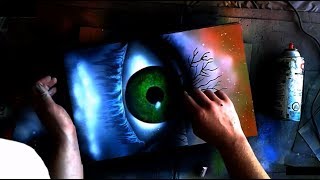 Spray Paint Art 18 - Forlorn Eye