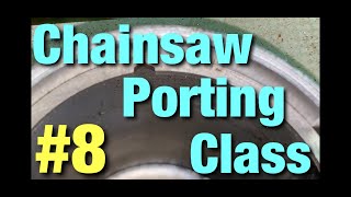 Chainsaw Porting Class!!  How To Port A Chainsaw For Beginners!  Homelite Super XL Automatic #8