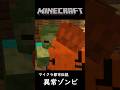 【マイクラ都市伝説】ゾンビを助ける日があってもいい【マインクラフト】 #minecraftshorts #minecraft実況 #都市伝説
