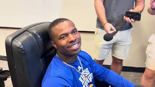 Trey Lathan on his new donation project, upcoming Missouri game
