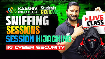 🔥 Kaashiv Infotech Cyber Security – Sniffing & Session Hijacking Explained! #shorts #cybersecurity