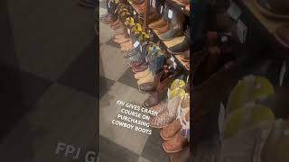 FPJ GIVES ROAD RUNNER A CRASH COURSE ON PURCHASING BOOTS IN JACKSON MISSISI