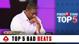 Top 5 Bad Beats Poker ♠ Poker Top 5 ♠ PokerStars Global